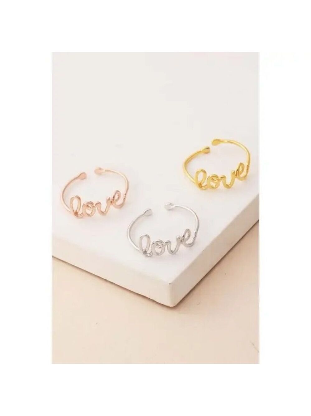 ($7) Handwritten Love Ring - Picture 2 of 2